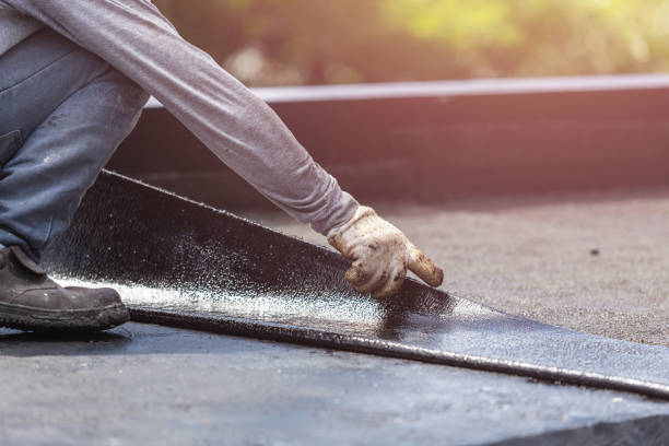 Professional Basement Waterproofing technician working in Yorkshire, NY